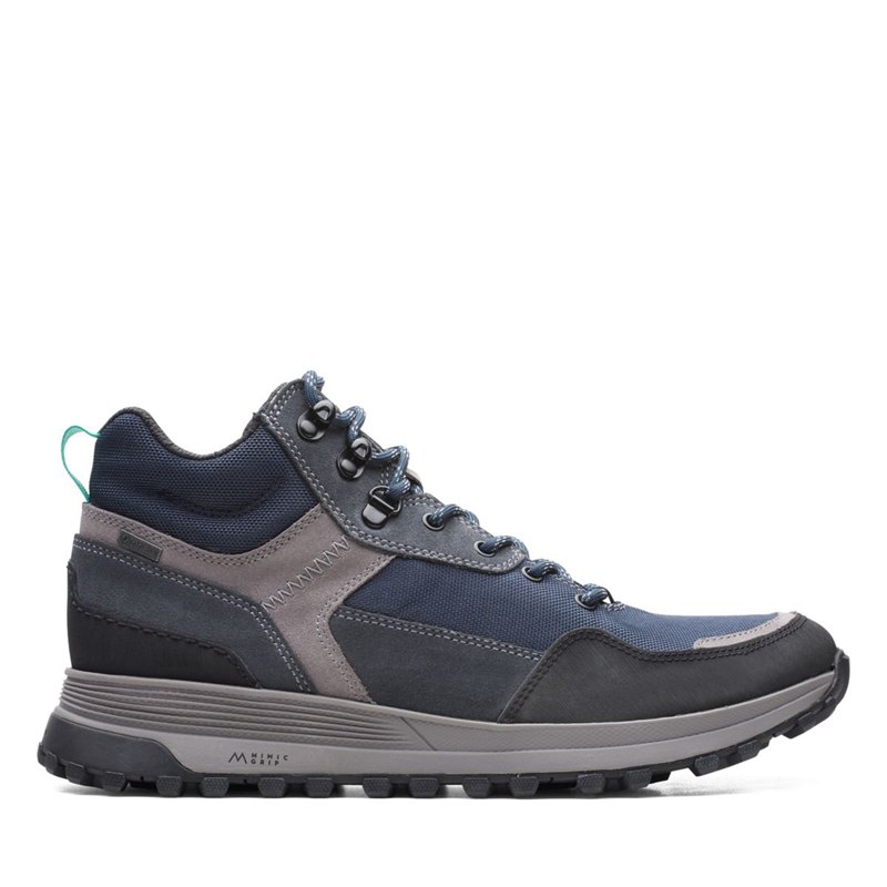 Botine Clarks Barbati Bleumarin - Atl Trek Hi Gore-Tex - 729051-FYH